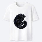 Kyoto-Lion Dark Cat Rest Mode Classic T-Shirt