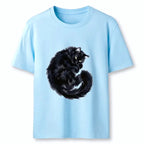 Kyoto-Lion Dark Cat Rest Mode Classic T-Shirt