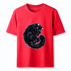 Kyoto-Lion Dark Cat Rest Mode Classic T-Shirt