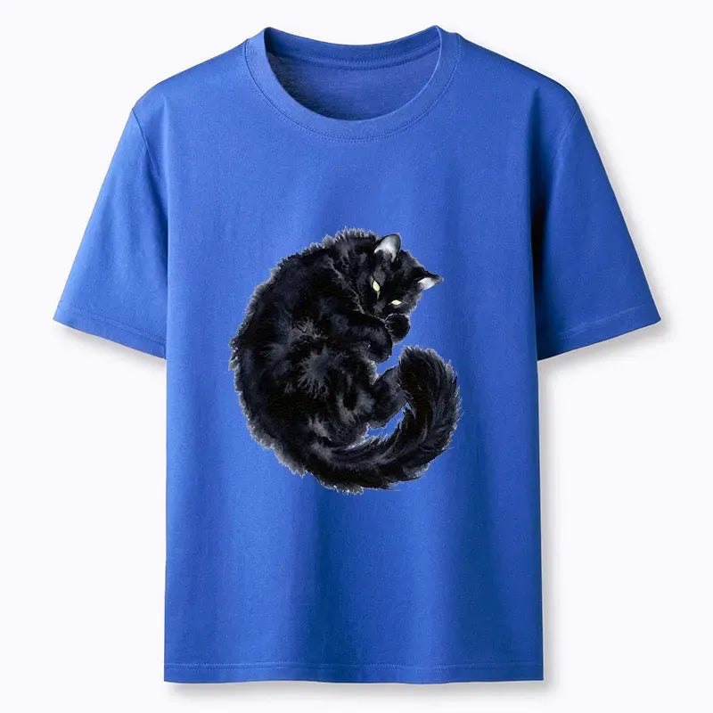 Japanese cat t-shirt for daily wear