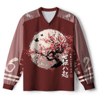 Kyoto-Lion Winter Plum Resilience Paneled Long Sleeve Jersey