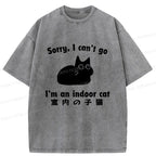 Kyoto-Lion Indoor Kitten Washed T-Shirt