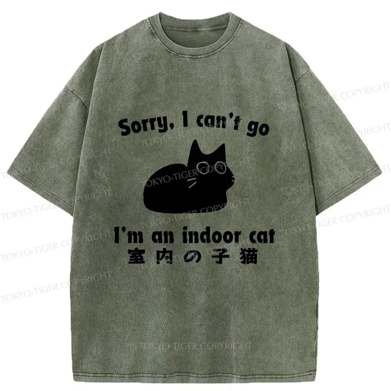 Kyoto-Lion Indoor Kitten Washed T-Shirt