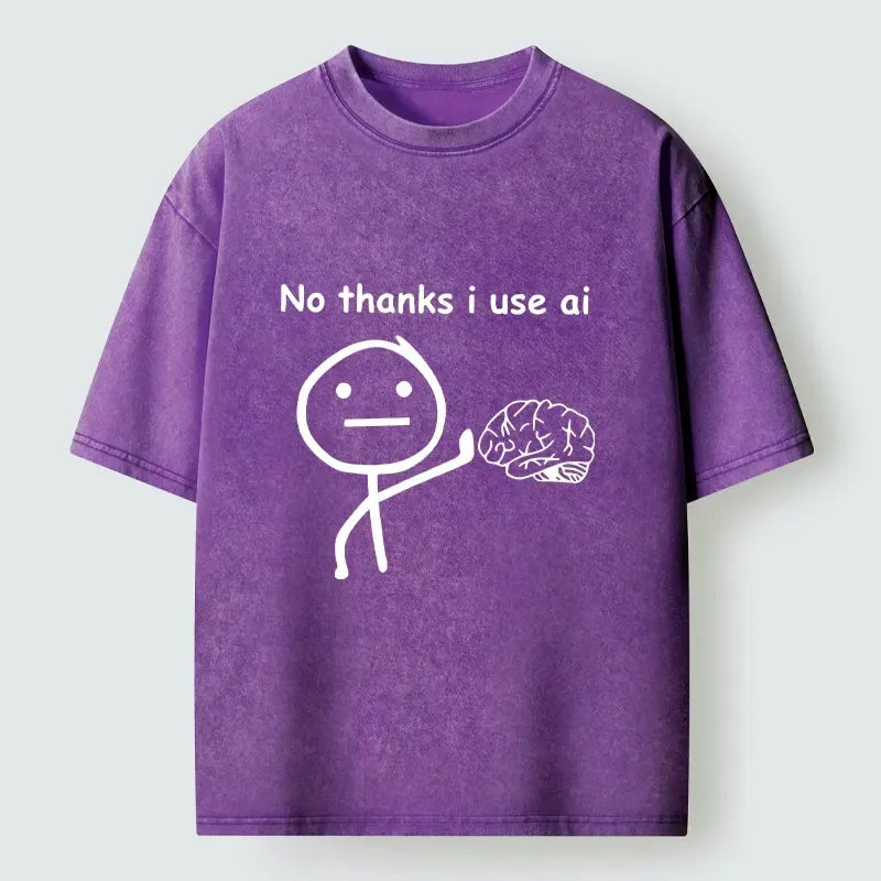 Tokyo?Tiger Meme Skip Brain Use Ai Washed T?-Shirt