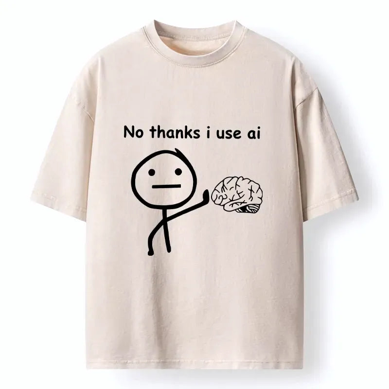 Tokyo?Tiger Meme Skip Brain Use Ai Washed T?-Shirt