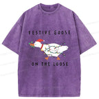 Kyoto Lion Japanese Vintage T-Shirt for Daily Wear