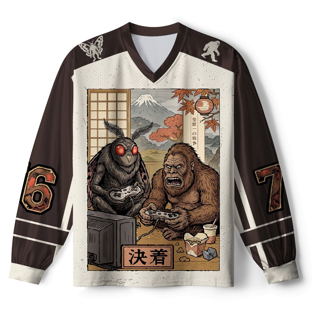 Kyoto-Lion Mythic Game Battle Paneled Long Sleeve Jersey