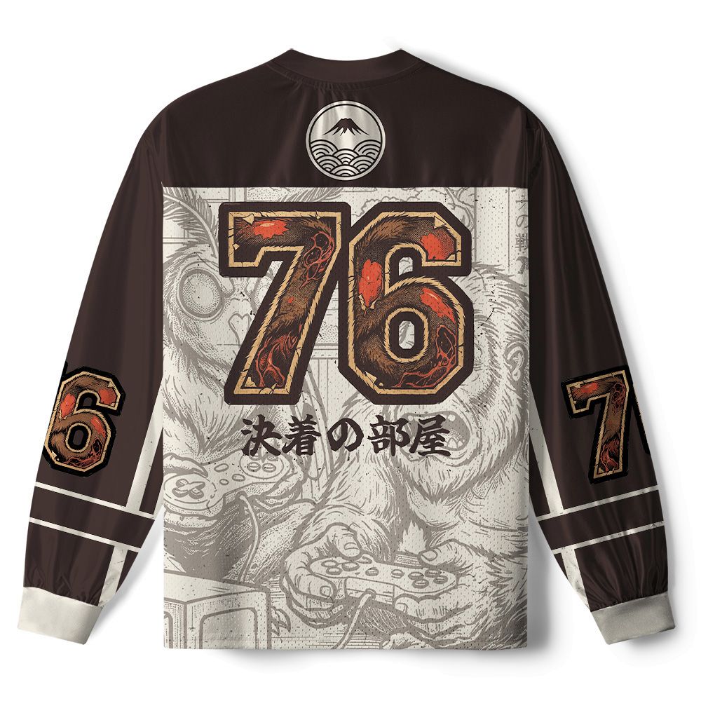 Kyoto-Lion Mythic Game Battle Paneled Long Sleeve Jersey