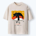 Kyoto-Lion Napping Cat Shirt Limited Edition