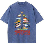 Japanese Christmas Tree Fish T-Shirt