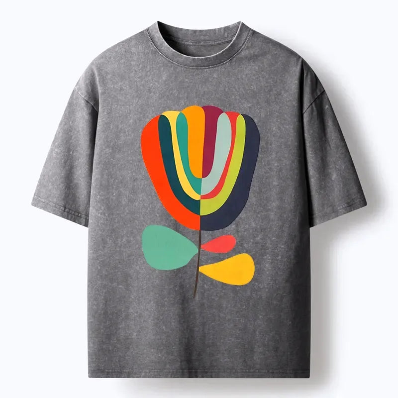 retro minimalist Kyoto Lion t-shirt