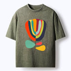 retro minimalist Kyoto Lion t-shirt
