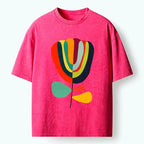 retro minimalist Kyoto Lion t-shirt