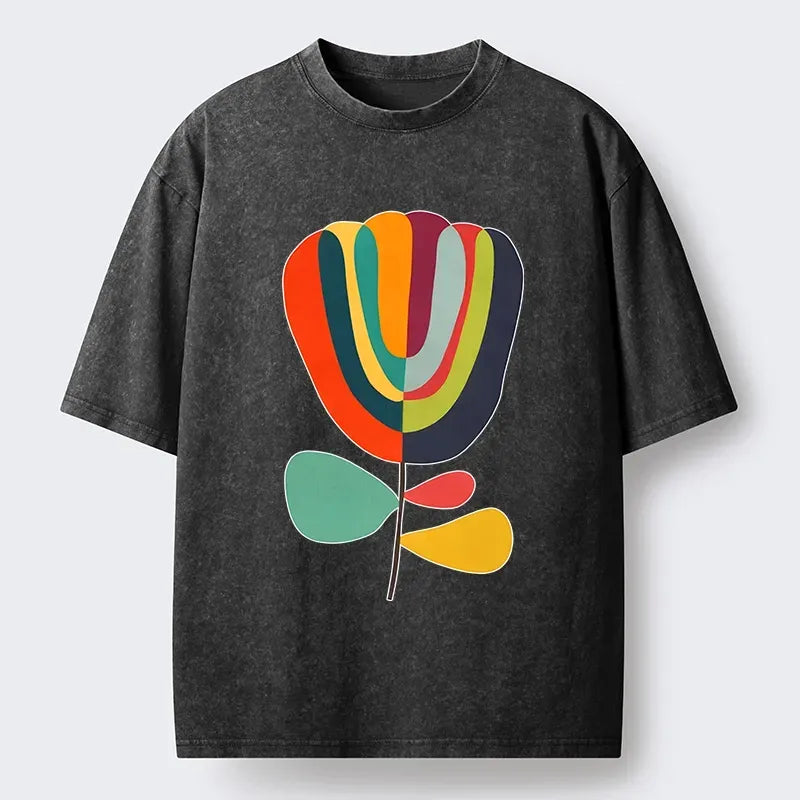 retro minimalist Kyoto Lion t-shirt