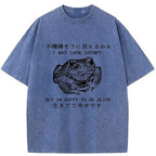 Vintage Japanese Frog T-Shirt for Summer