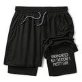 Kyoto-Lion Self-diagnosed Illness Funny Training Shorts