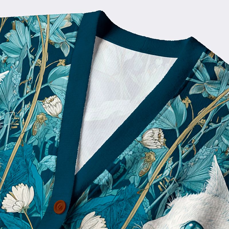 unisex ugly sweater with Japanese culture