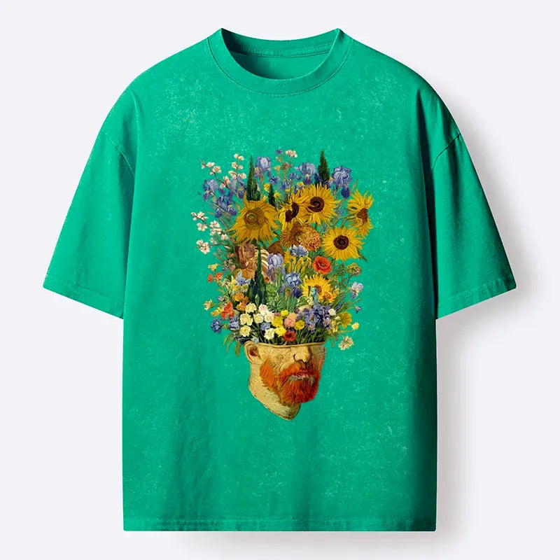 Van Gogh flowers unisex tee trending