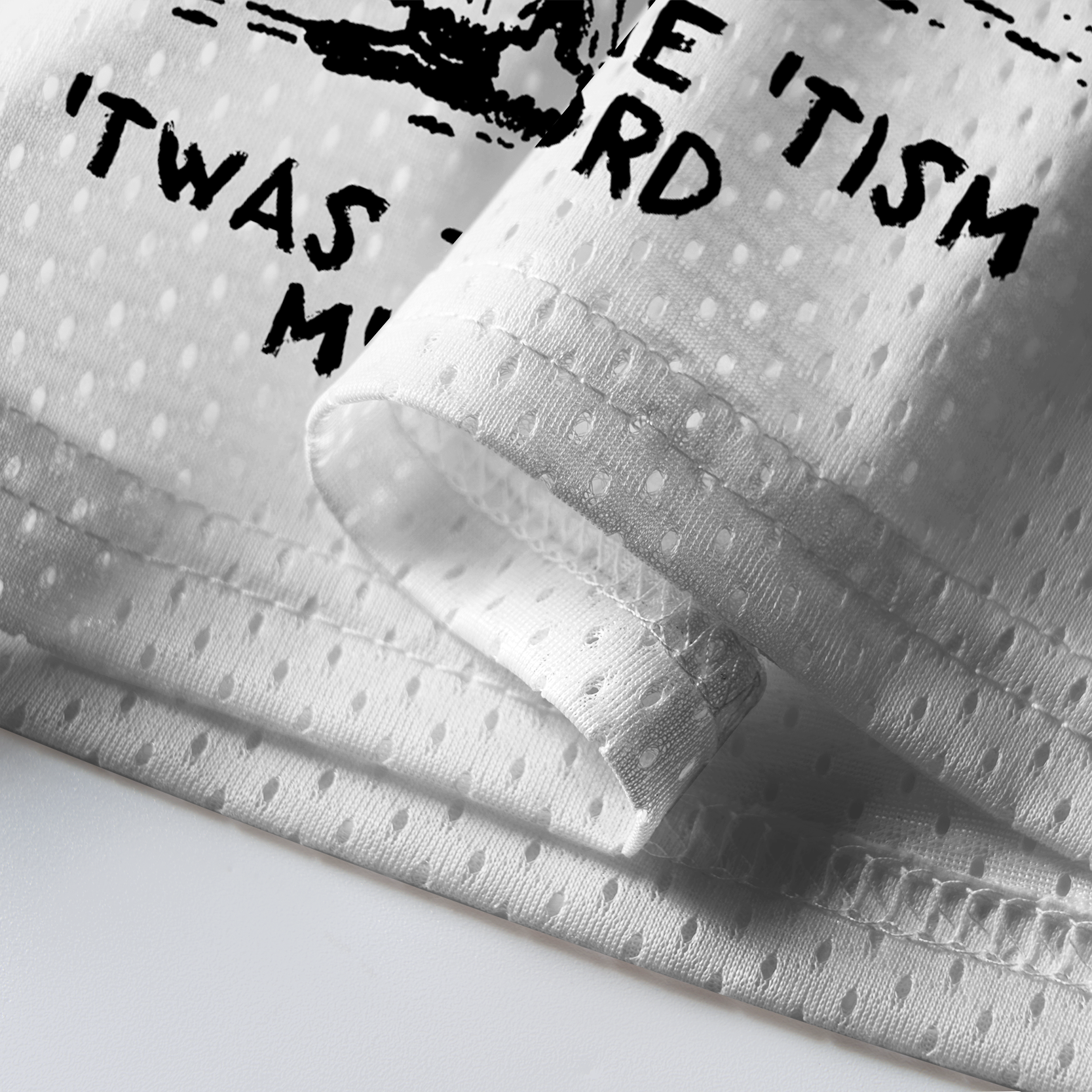 Autism Meme Mesh Jersey for Anime Convention
