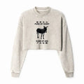 Funny Kyoto Lion crop sweatshirt on sale