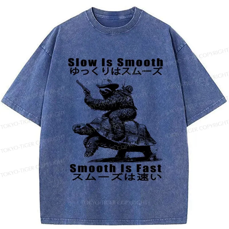 kyoto lion washed tee for daily wear