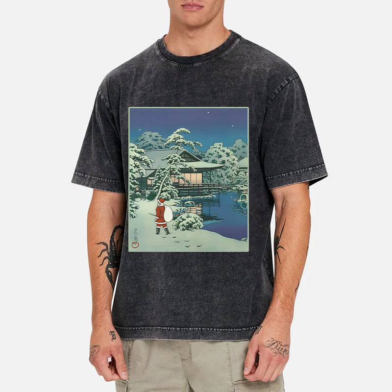 Vintage Woodblock Print Ukiyoe T-Shirt