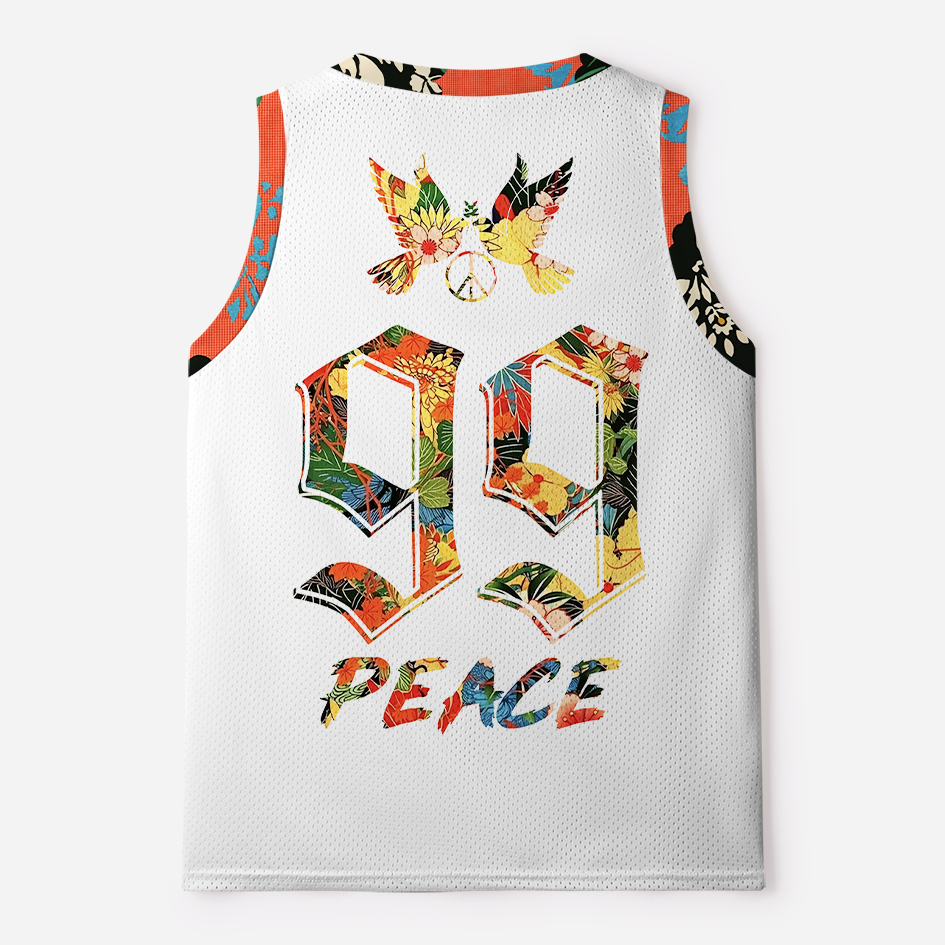 japanese floral mesh tank top streetwear