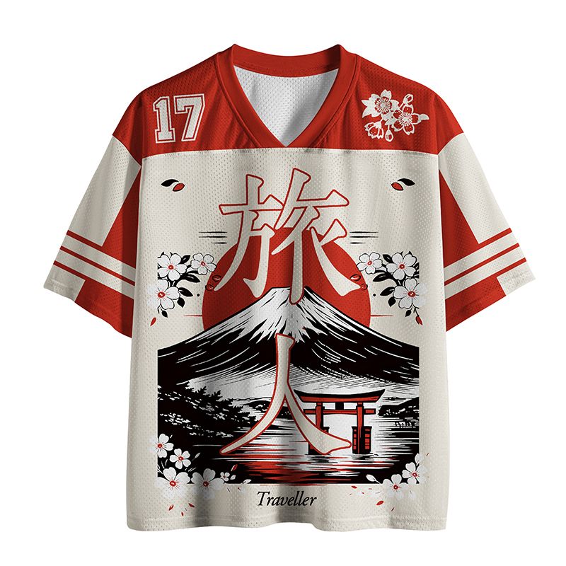 Japanese Ukiyo-e Mesh Jersey Limited Edition