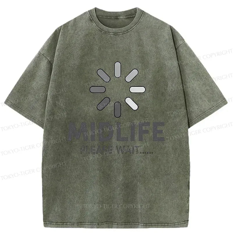 Kyoto-Lion Menopause Funny Washed T-Shirt