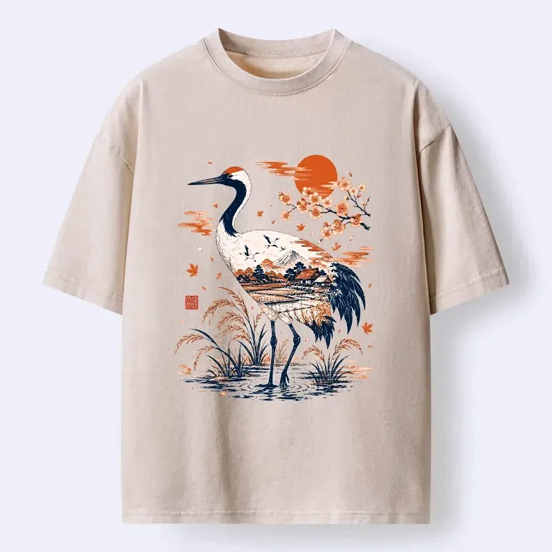 Vintage Japanese Art Daily Wear