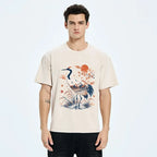Kyoto Lion Crane Washed T-Shirt