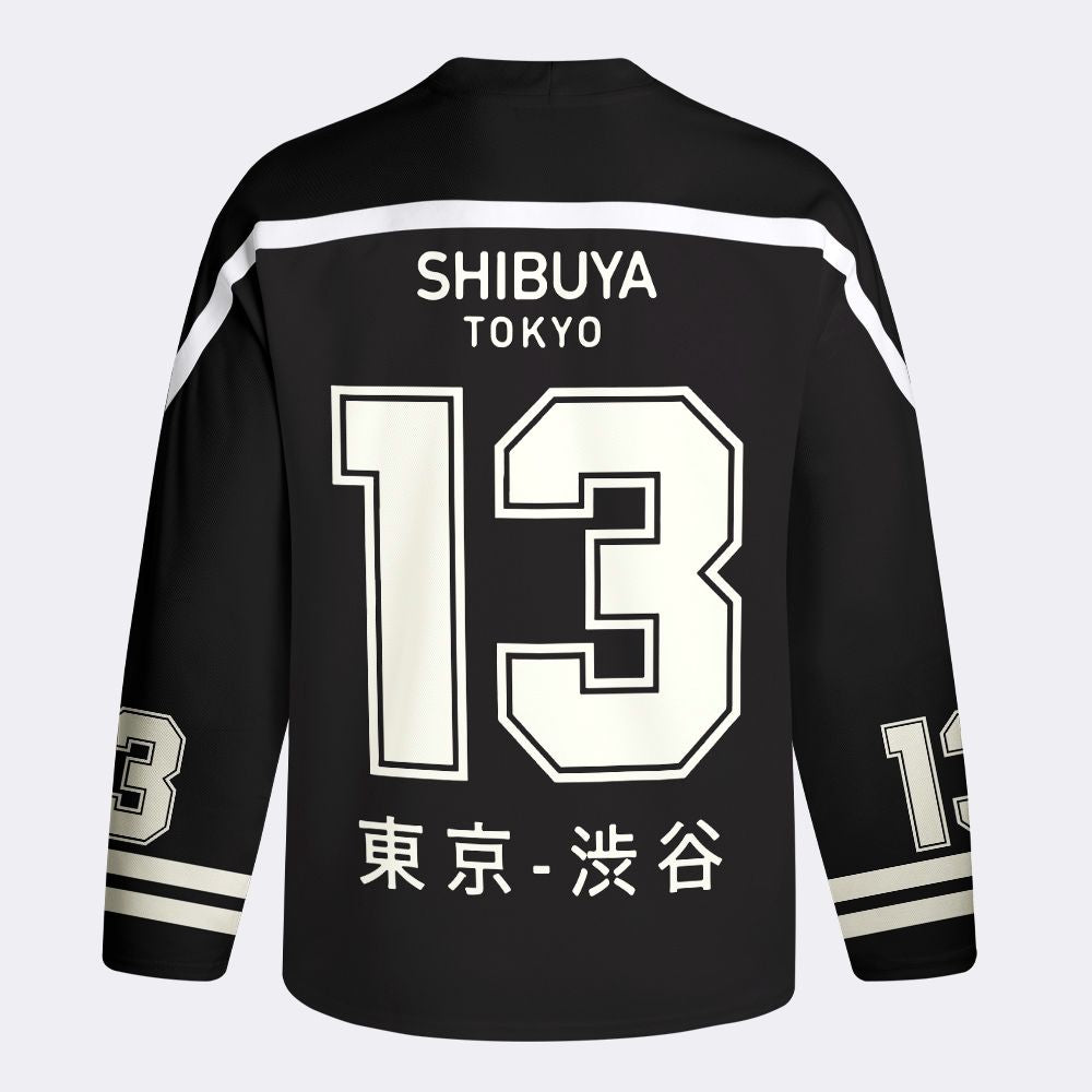 Kyoto-Lion Trip To Tokyo Long-Sleeve Hockey Jersey