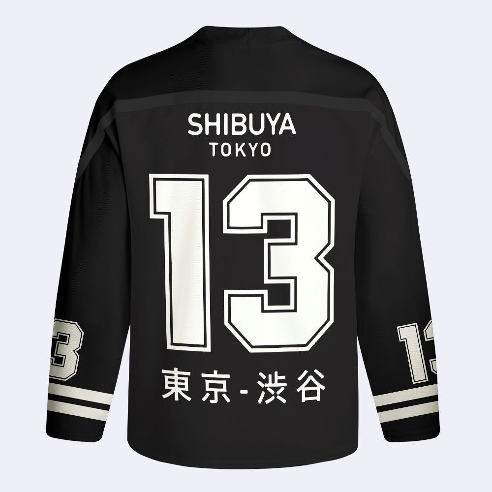 Kyoto-Lion Trip To Tokyo Long-Sleeve Hockey Jersey
