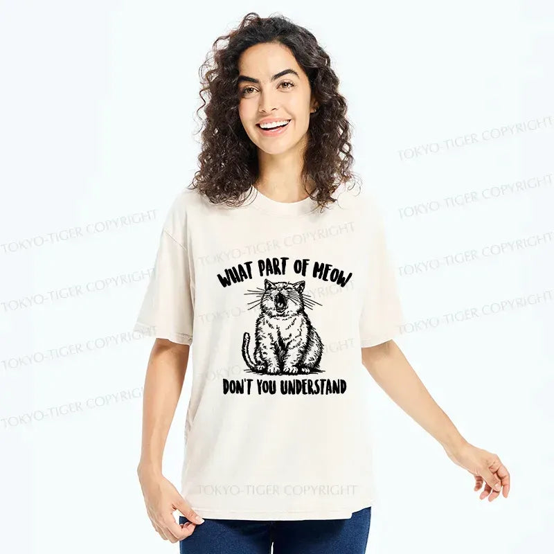 Washed unisex t-shirt with Japanese style