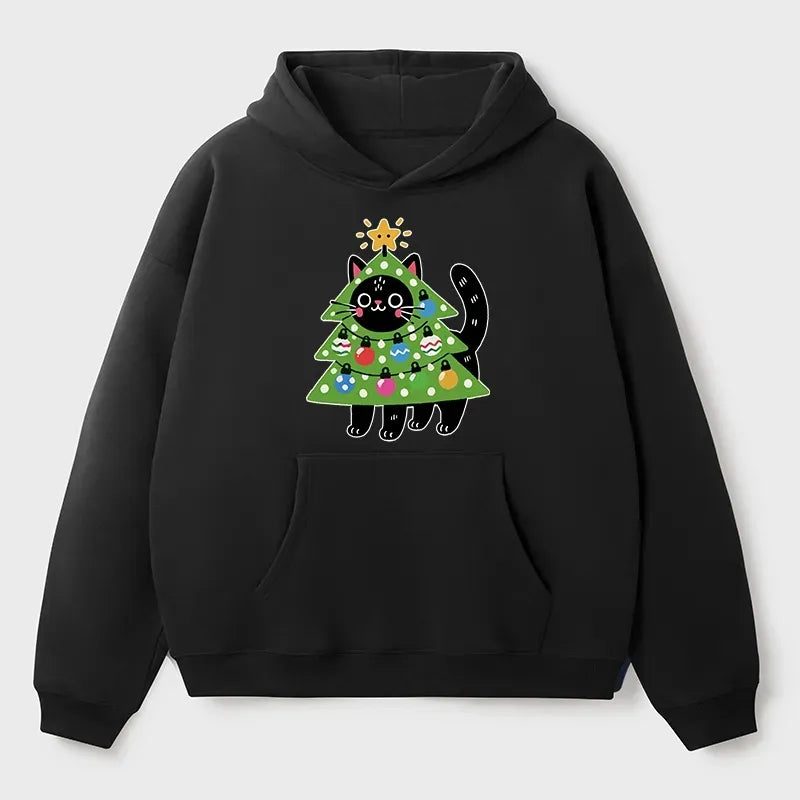 Japanese Cat Hoodie for Christmas Gift