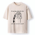Funny fish meme t-shirt for men