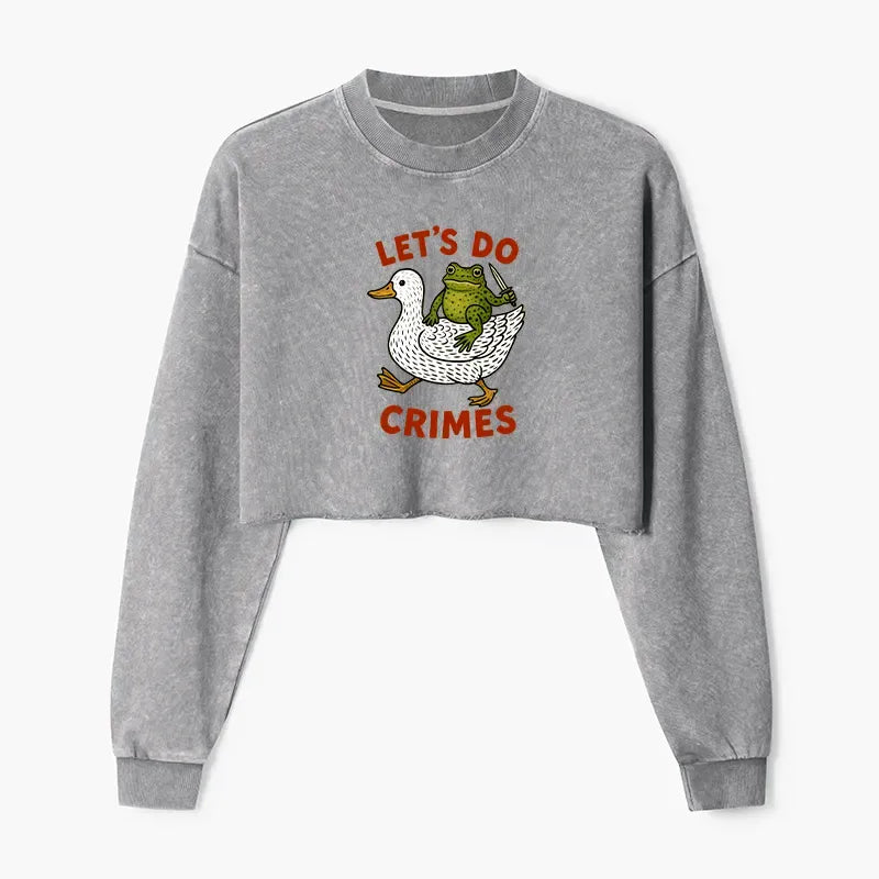 Japanese Style Frog Sweatshirt for Daily Wear