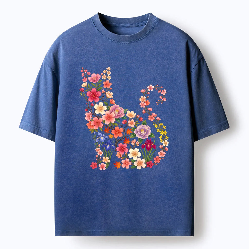 Vintage cat t-shirt for gift for her
