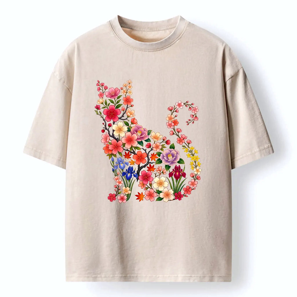 Vintage cat t-shirt for gift for her