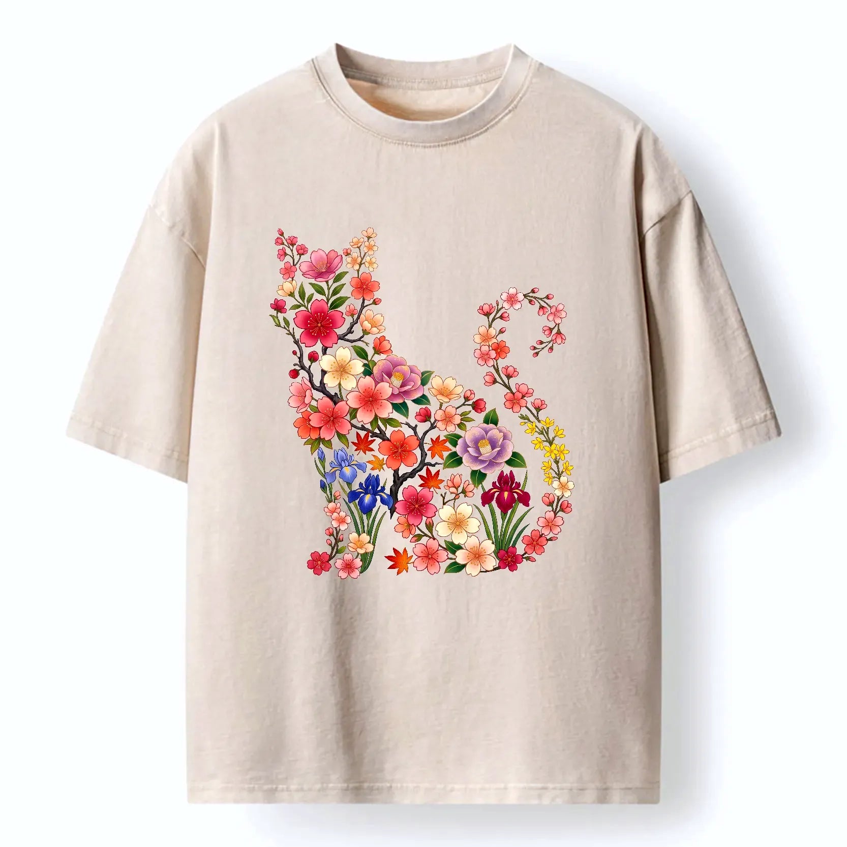 Vintage cat t-shirt for gift for her
