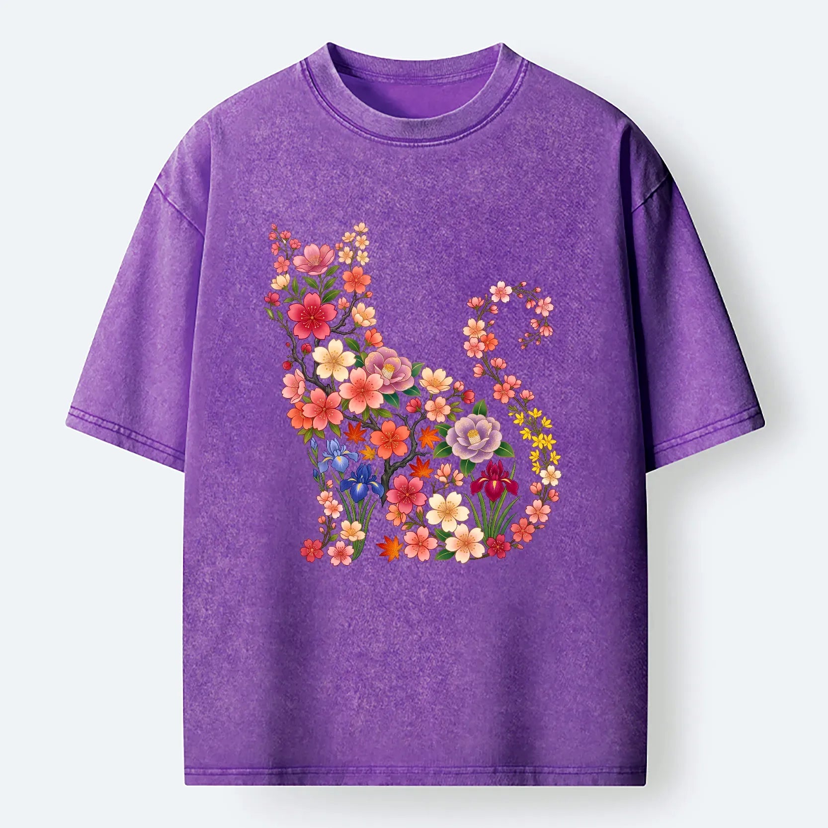Kyoto lion blossom cat tee on sale