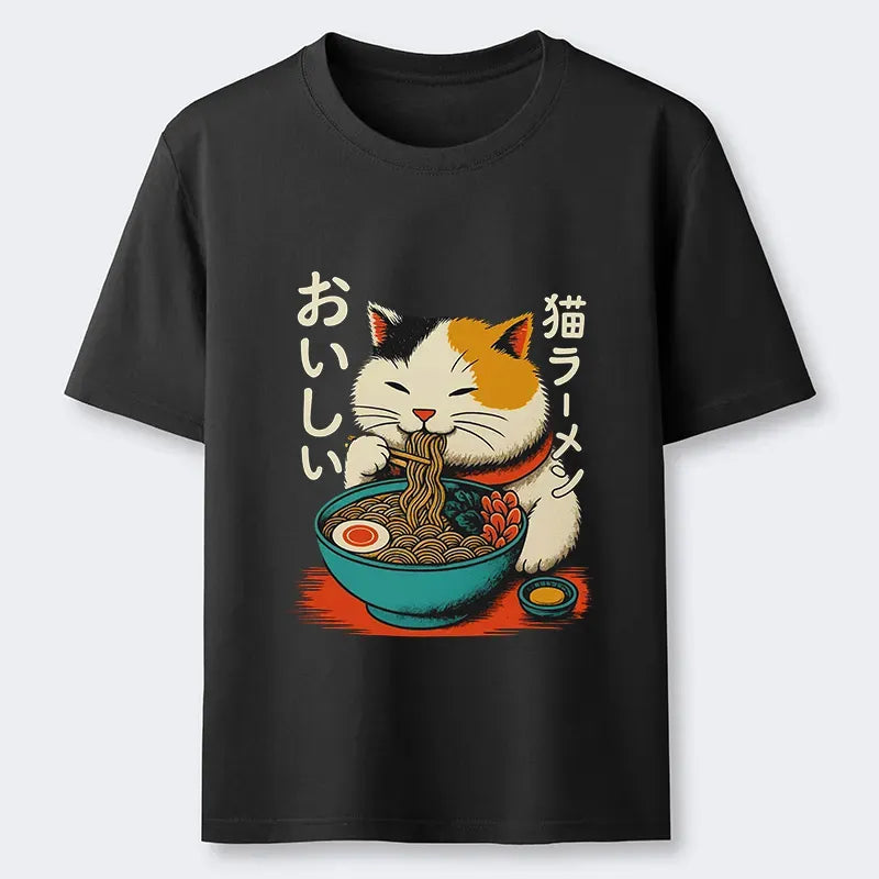 Kyoto-Lion Cute Eat Eating Japanese Ramen Classic T-Shirt