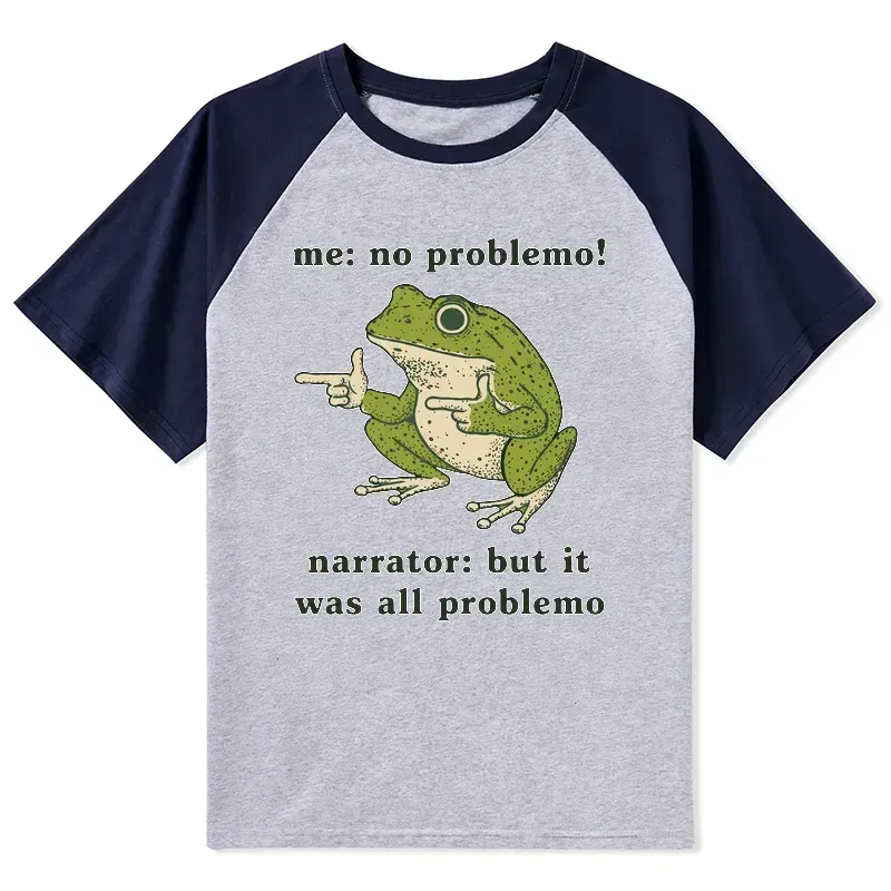 Funny Frog Raglan for Daily Wear