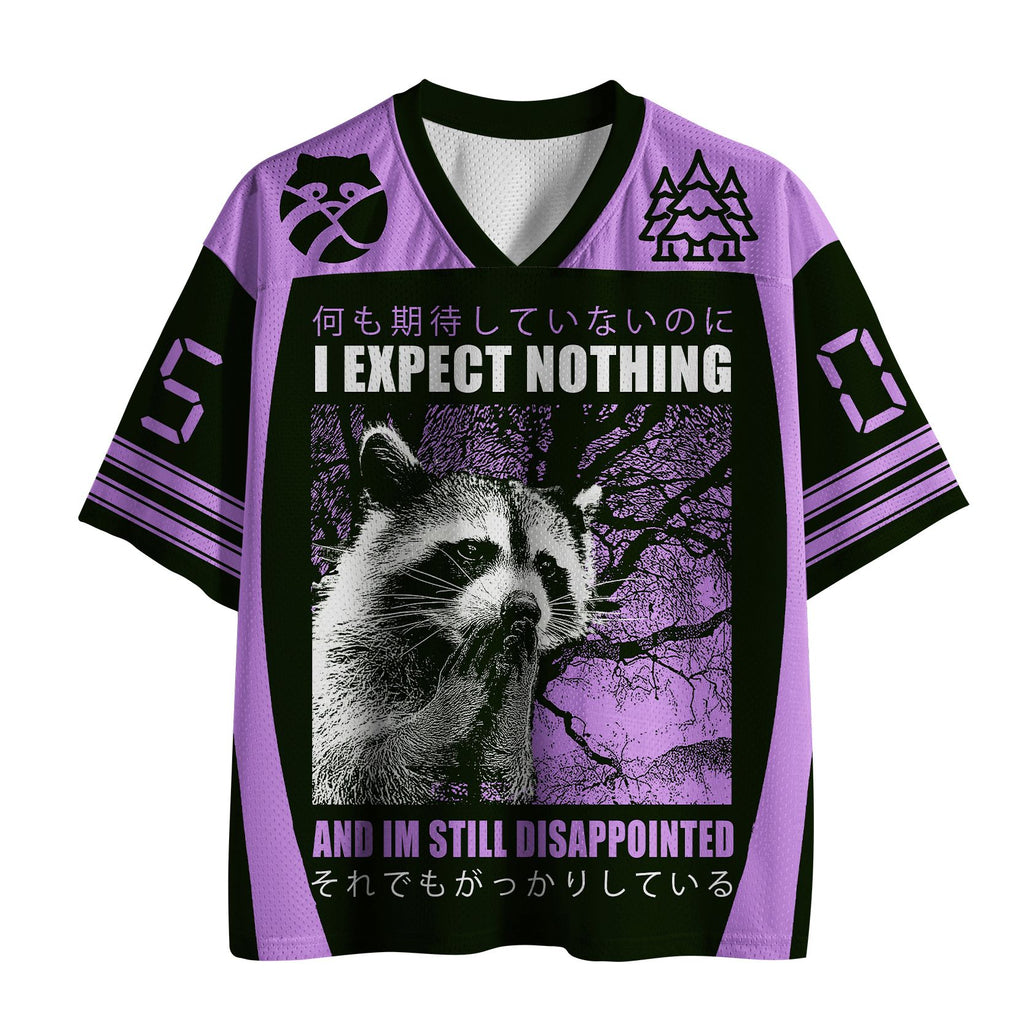 Kyoto-Lion Disappointed Raccoon Japanese Mesh Jersey