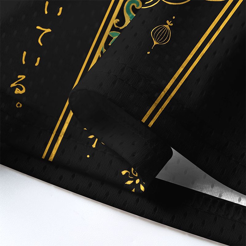 Breathable Japanese Cat Mesh Jersey