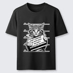Kyoto-Lion Funny Cat Vs Dog Joke Classic T-Shirt