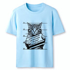 Kyoto-Lion Funny Cat Vs Dog Joke Classic T-Shirt
