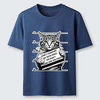 Kyoto-Lion Funny Cat Vs Dog Joke Classic T-Shirt
