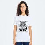 Kyoto-Lion Funny Cat Vs Dog Joke Classic T-Shirt