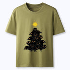 Kyoto-Lion Crow Christmas Tree Classic T-Shirt